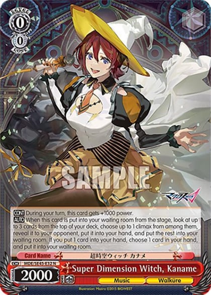 Super Dimension Witch, Kaname, MACROSS Delta Premium Booster MDE/SE45E32 N