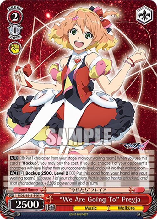 "We Are Going To" Freyja, MACROSS Delta Premium Booster MDE/SE45E46 N