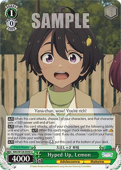 Hyped Up, Lemon, Makeine: Too Many Losing Heroines! MKI/W126-E040 U