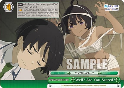 Well? Are You Scared?, Makeine: Too Many Losing Heroines! MKI/W126-E050 CR