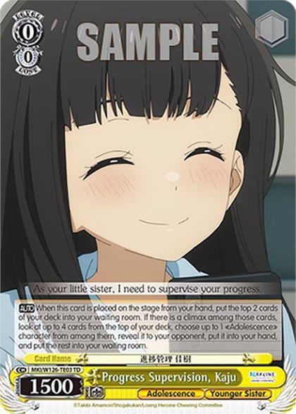 Progress Supervision, Kaju, Makeine: Too Many Losing Heroines! MKI/W126-TE03 TD