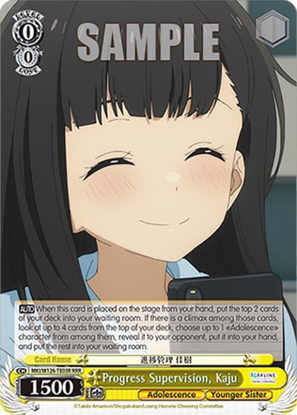 Progress Supervision, Kaju (RRR), Makeine: Too Many Losing Heroines! MKI/W126-TE03R RRR
