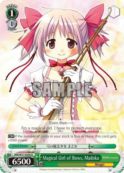 Magical Girl of Bows, Madoka, Puella Magi Madoka Magica MM/W17-E026 R