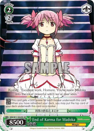 End of Karma for Madoka (SR), Puella Magi Madoka Magica MM/W17-E029S SR