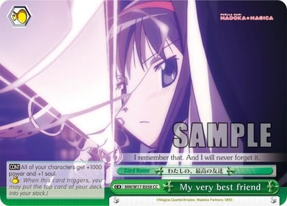 My very best friend, Puella Magi Madoka Magica MM/W17-E058 CC