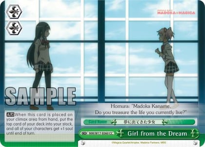 Girl from the Dream, Puella Magi Madoka Magica MM/W17-E060 CC