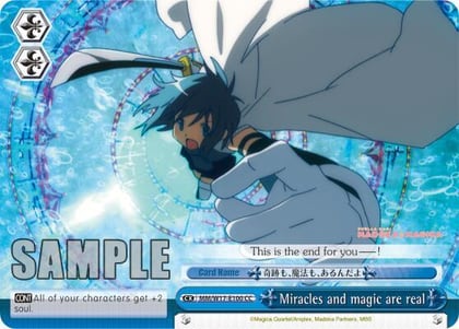 Miracles and magic are real, Puella Magi Madoka Magica MM/W17-E100 CC