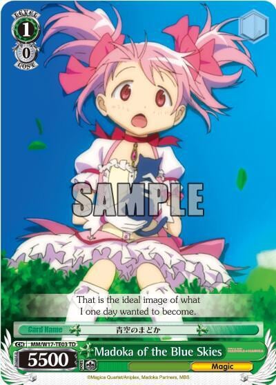 Madoka of the Blue Skies (TD), Puella Magi Madoka Magica MM/W17-TE03 TD