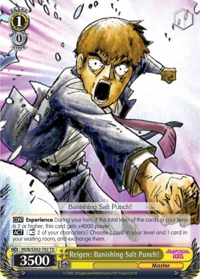 Reigen: Banishing Salt Punch!, Mob Psycho 100 MOB/SX02-T02 TD