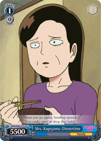 Mrs. Kageyama: Dinnertime, Mob Psycho 100 MOB/SX02-T14 TD