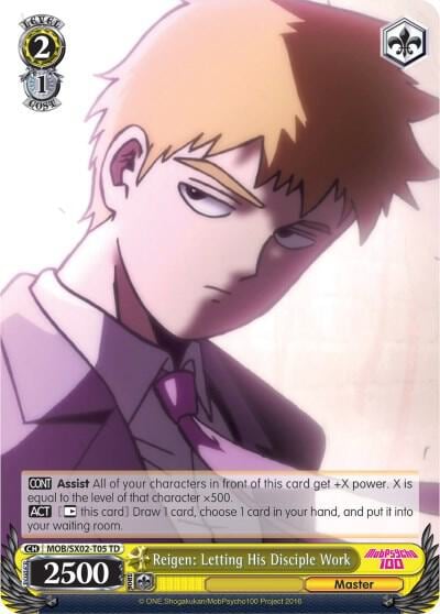 Reigen: Letting His Disciple Work, Mob Psycho 100 MOB/SX02-T05 TD