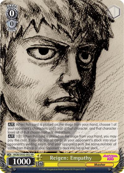 Reigen: Empathy, Mob Psycho 100 MOB/SX02-002 RR