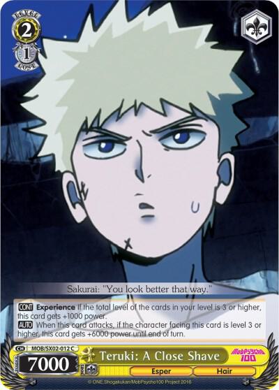Teruki: A Close Shave, Mob Psycho 100 MOB/SX02-012 C