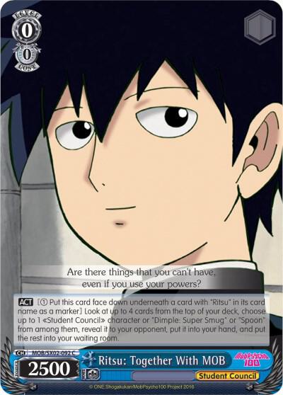 Ritsu: Together with MOB, Mob Psycho 100 MOB/SX02-092 C