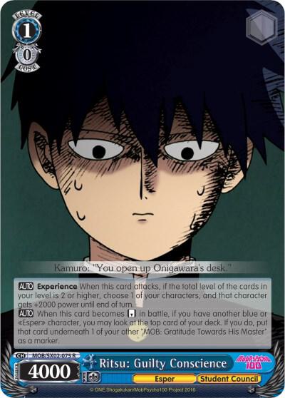 Ritsu: Guilty Conscience, Mob Psycho 100 MOB/SX02-075 R