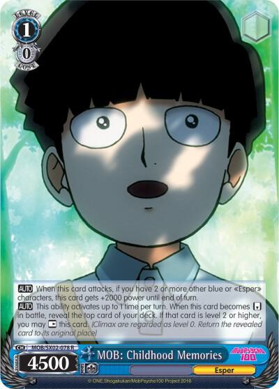 MOB: Childhood Memories, Mob Psycho 100 MOB/SX02-078 R