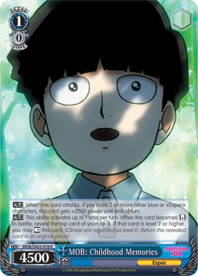 MOB: Childhood Memories, Mob Psycho 100 MOB/SX02-078 R