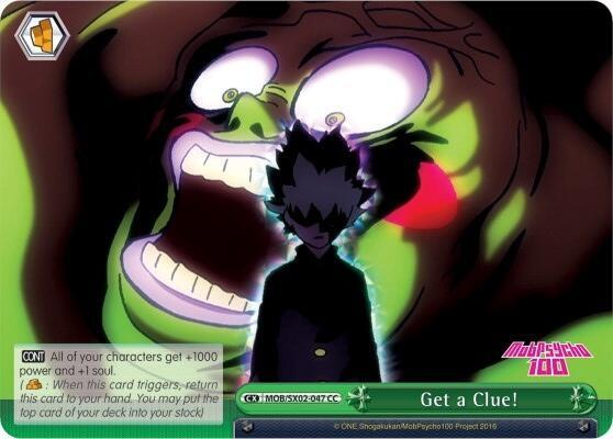 Get a Clue!, Mob Psycho 100 MOB/SX02-047 CC