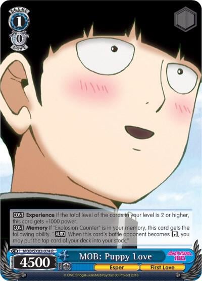 MOB: Puppy Love, Mob Psycho 100 MOB/SX02-074 R