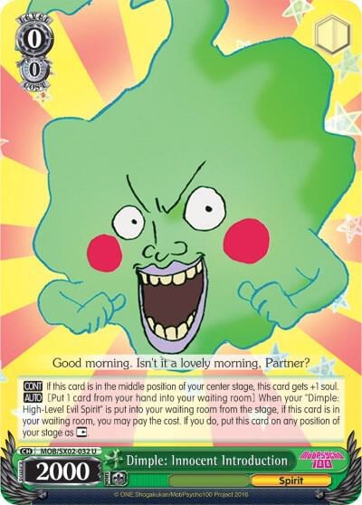 Dimple: Innocent Introduction, Mob Psycho 100 MOB/SX02-032 U