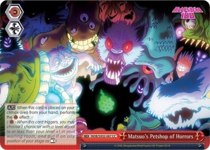 Matsuo's Petshop of Horrors, Mob Psycho 100 MOB/SX02-067 CC