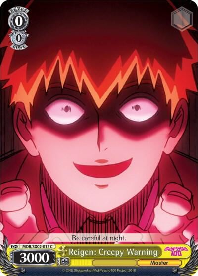 Reigen: Creepy Warning, Mob Psycho 100 MOB/SX02-013 C