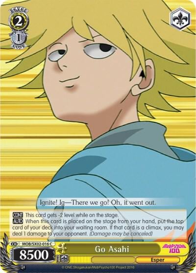 Go Asahi, Mob Psycho 100 MOB/SX02-016 C