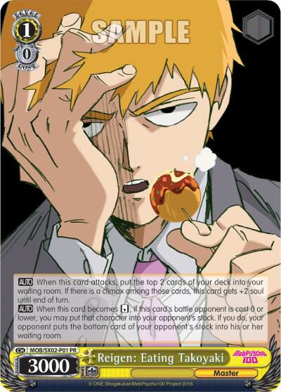 Reigen: Eating Takoyaki, Mob Psycho 100 MOB/SX02-P01 PR