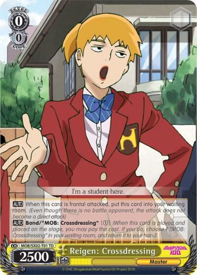 Reigen: Crossdressing, Mob Psycho 100 MOB/SX02-T01 TD