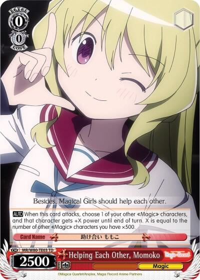 Helping Each Other, Momoko, Magia Record: Puella Magi Madoka Magica [Side Story] (Anime) MR/W80-TE03 TD