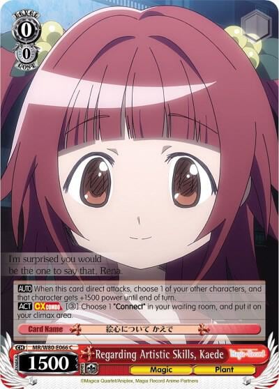 Regarding Artistic Skills, Kaede, Magia Record: Puella Magi Madoka Magica [Side Story] (Anime) MR/W80-E066 C