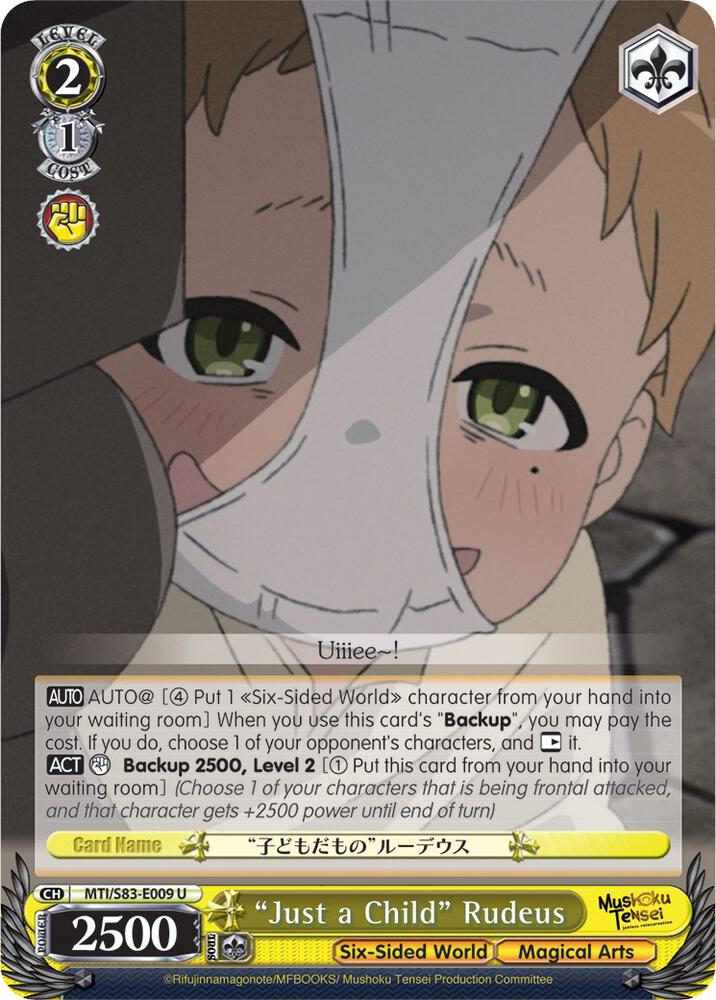 "Just a Child" Rudeus, Mushoku Tensei: Jobless Reincarnation MTI/S83-E009 U