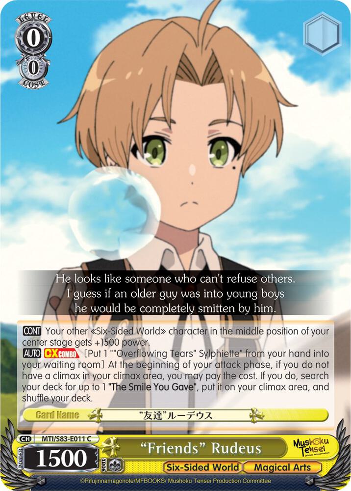 "Friends" Rudeus, Mushoku Tensei: Jobless Reincarnation MTI/S83-E011 C