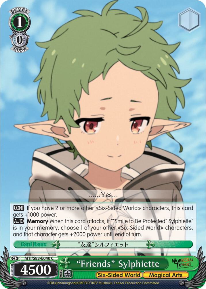 "Friends" Sylphiette, Mushoku Tensei: Jobless Reincarnation MTI/S83-E040 C