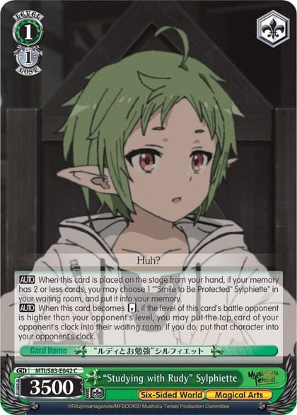 "Studying with Rudy" Sylphiette, Mushoku Tensei: Jobless Reincarnation MTI/S83-E042 C