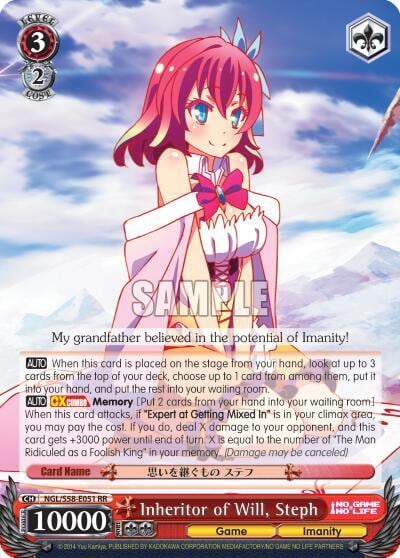Inheritor of Will, Steph, No Game No Life NGL/S58-E051 RR