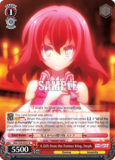 A Gift from the Former King, Steph, No Game No Life NGL/S58-E057 R
