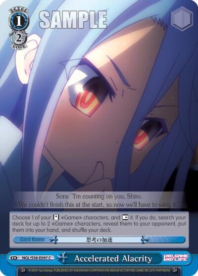 Accelerated Alacrity, No Game No Life NGL/S58-E097 C