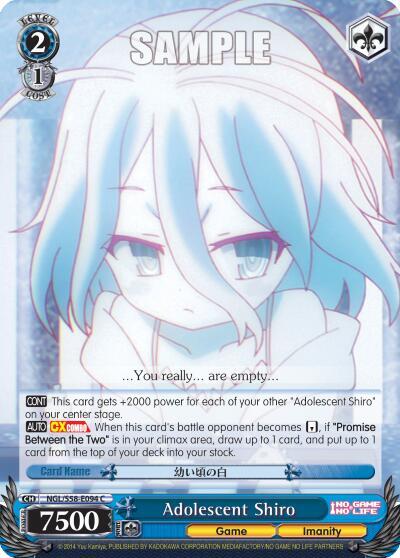 Adolescent Shiro, No Game No Life NGL/S58-E094 C