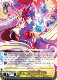 BLANK, Sora & Shiro (SR), No Game No Life NGL/S58-E001S SR