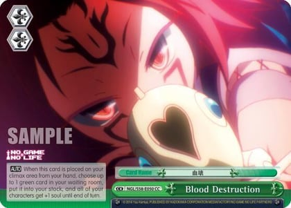 Blood Destruction, No Game No Life NGL/S58-E050 CC