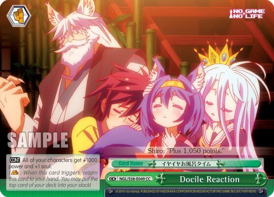 Docile Reaction, No Game No Life NGL/S58-E049 CC