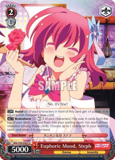 Euphoric Mood, Steph, No Game No Life NGL/S58-E063 U