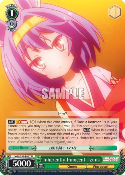 Inherently Innocent, Izuna, No Game No Life NGL/S58-E037 U