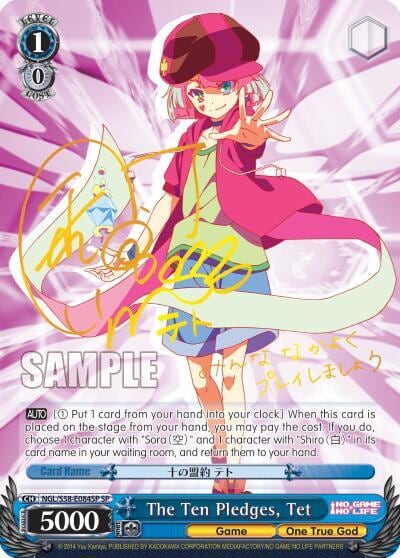 The Ten Pledges, Tet (SP), No Game No Life NGL/S58-E084SP SP