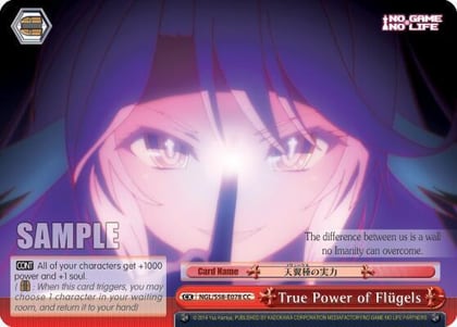 True Power of Flugels, No Game No Life NGL/S58-E078 CC