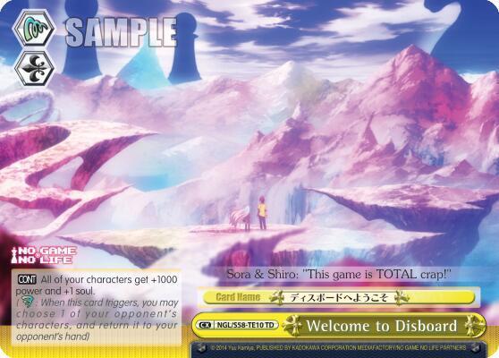 Welcome to Disboard, No Game No Life NGL/S58-TE10 TD