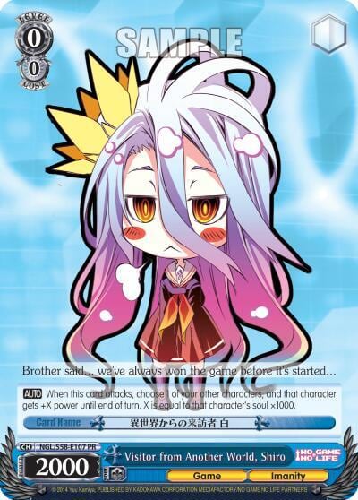 Visitor from Another World, Shiro, No Game No Life NGL/S58-E107 PR