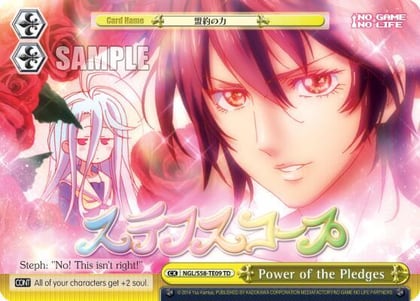 Power of the Pledges, No Game No Life NGL/S58-TE09 TD