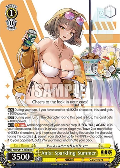 Anis: Sparkling Summer, GODDESS OF VICTORY: NIKKE NIK/S117-E002 RR